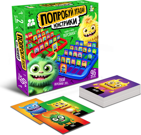 Изображение товара Настольная игра Десятое королевство Попробуй угадай. Монстрики Active time / 70060
