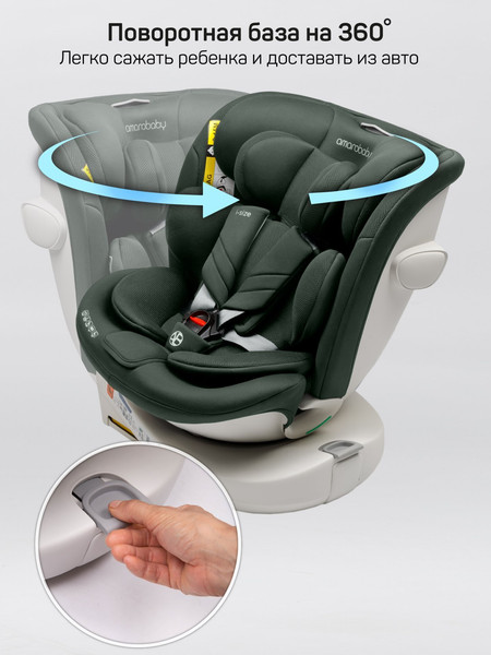 Изображение товара Автокресло Amarobaby Defender / AB25-9DEF/13 (зеленый)