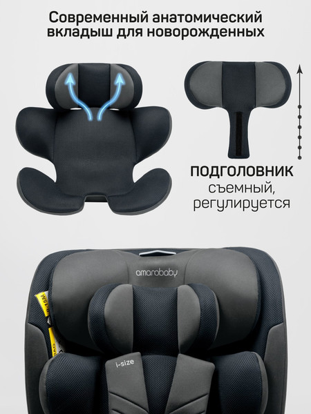 Изображение товара Автокресло Amarobaby Defender / AB25-9DEF/11 (серый)