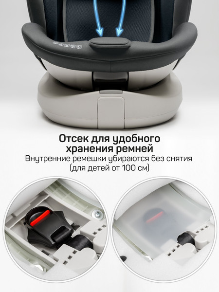 Изображение товара Автокресло Amarobaby Defender / AB25-9DEF/11 (серый)