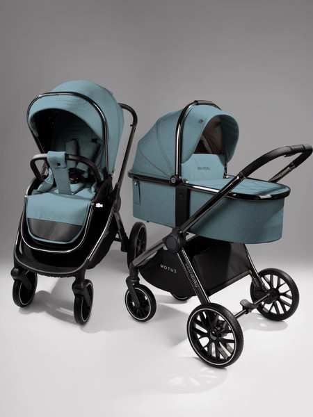 Изображение товара Детская универсальная коляска Amarobaby Motus V2 / AB23-10MOTUSV2/18 (бирюзовый)