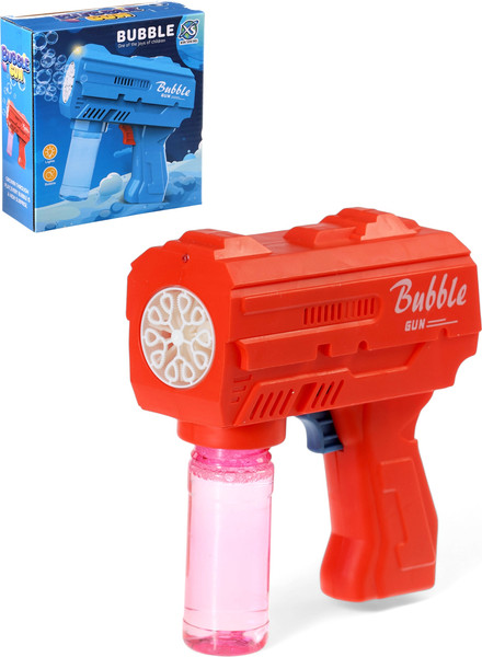Изображение товара Генератор мыльных пузырей детский Sima-Land Пистолет / 10893527 (красный)