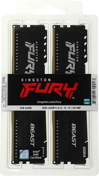 Изображение товара Оперативная память DDR4 Kingston KF432C16BBK2/16WP