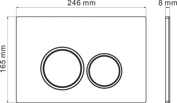 Изображение товара Унитаз подвесной с инсталляцией Roxen StounFix Dual Fresh 979011
