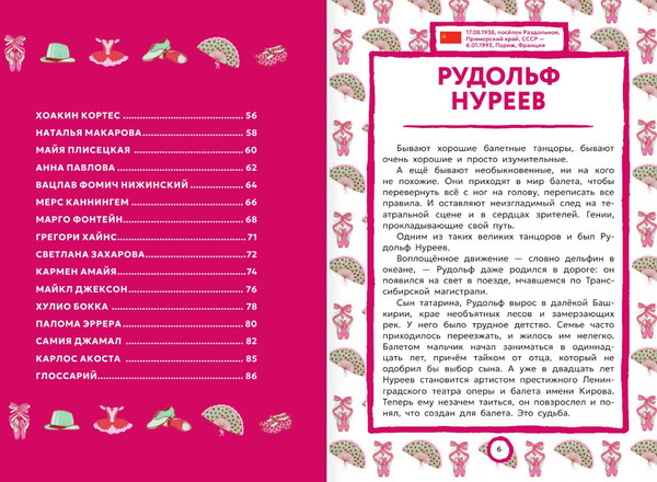 Изображение товара Книга АСТ Великие балерины и танцоры, твердая обложка (Росси Сара)