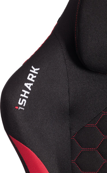 Изображение товара Кресло офисное Tetchair iShark (ткань, черный/красный)