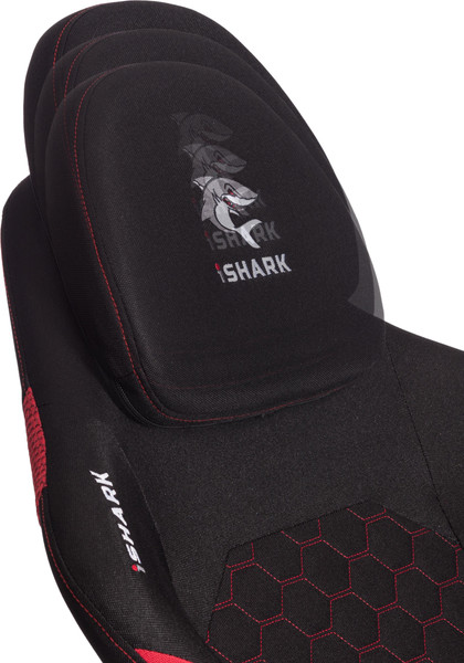 Изображение товара Кресло офисное Tetchair iShark (ткань, черный/красный)