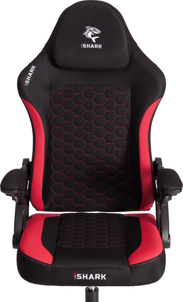 Изображение товара Кресло офисное Tetchair iShark (ткань, черный/красный)