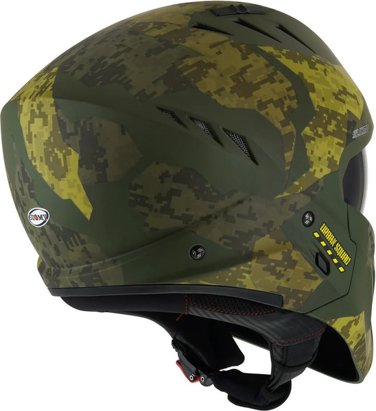 Изображение товара Мотошлем Suomy Armor Urban Squad Camouflage / K6AM0005.4 (M, зеленый матовый)