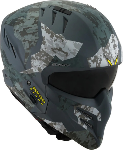 Изображение товара Мотошлем Suomy Armor Urban Squad Camouflage / K6AM0006.3 (S, серый матовый)