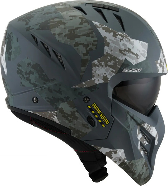 Изображение товара Мотошлем Suomy Armor Urban Squad Camouflage / K6AM0006.4 (M, серый матовый)