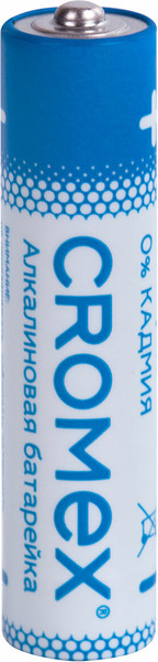 Изображение товара Комплект батареек Cromex Alkaline. ААA LR03 24А / 457129 (2шт)