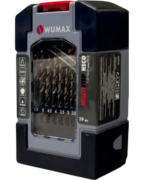 Изображение товара Набор сверл Wumax 1626940019