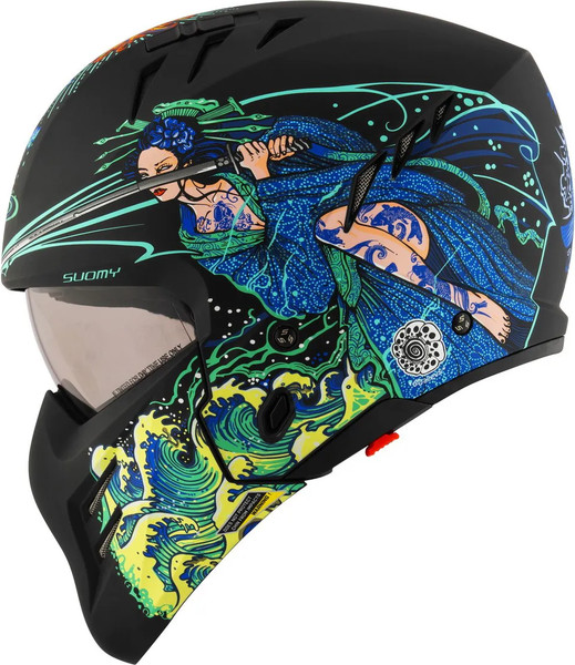 Изображение товара Мотошлем Suomy Armor Mizu Kasai / K6AM0007.2 (XS, черный матовый)