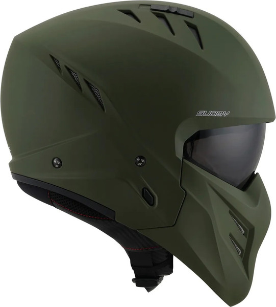 Изображение товара Мотошлем Suomy Armor Plain / K6AM00XG.5 (L, зеленый матовый)