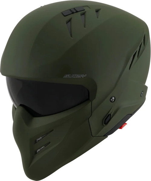 Изображение товара Мотошлем Suomy Armor Plain / K6AM00XG.6 (XL, зеленый матовый)
