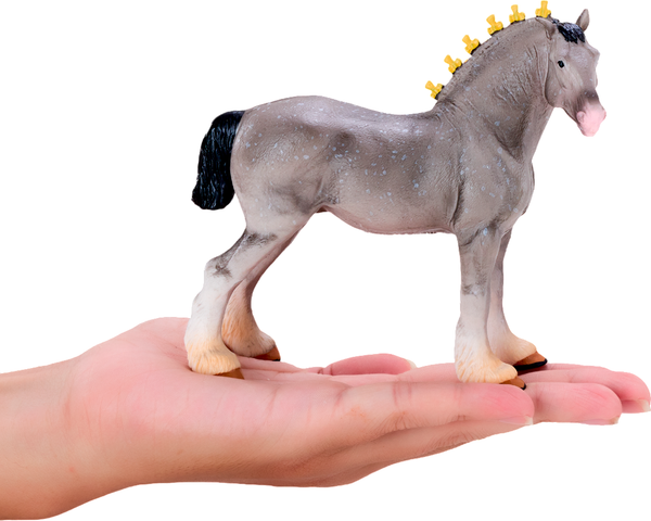 Изображение товара Фигурка коллекционная Konik Лошадь Шайр серая в яблоках AMF1135