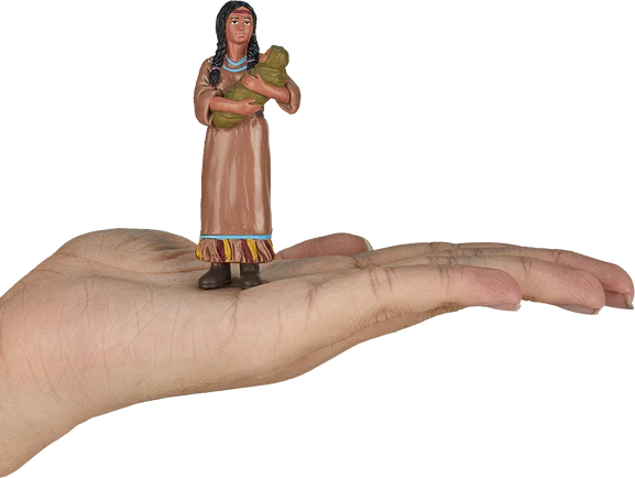 Изображение товара Фигурка коллекционная Konik Индейцы, мать с ребенком AML5022