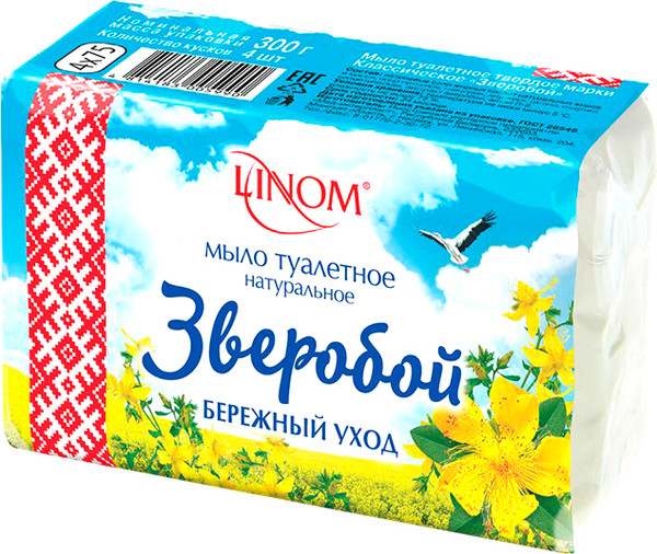 Изображение товара Набор мыла Linom Классическое Зверобой (300г)