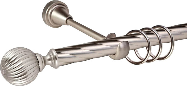 Изображение товара Карниз для штор АС ФОРОС Grace D19К + наконечники Орион (3м, сатин)