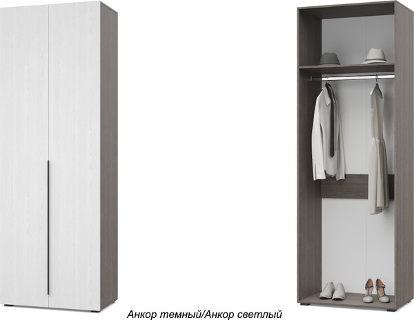 Изображение товара Шкаф Modern Харди Х21 (анкор темный/анкор светлый)