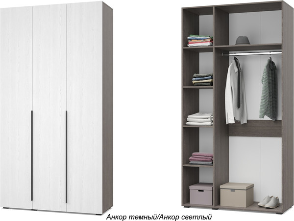 Изображение товара Шкаф Modern Харди Х31 (анкор темный/анкор светлый)
