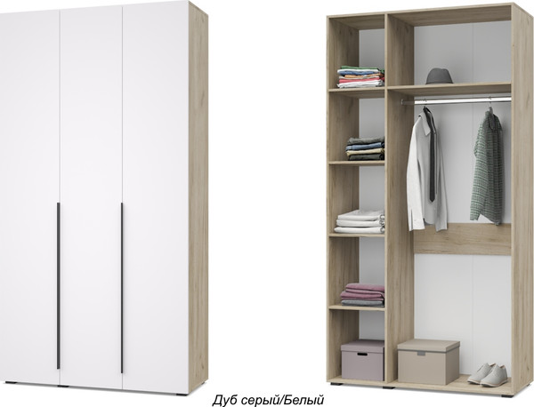 Изображение товара Шкаф Modern Харди Х31 (серый дуб/белый)