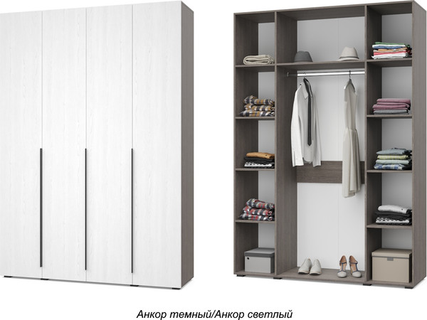 Изображение товара Шкаф Modern Харди Х41 (анкор темный/анкор светлый)