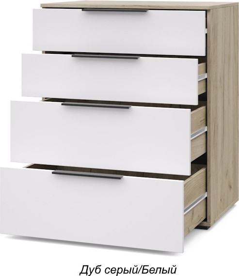 Изображение товара Комод Modern Харди Х88 (серый дуб/белый)