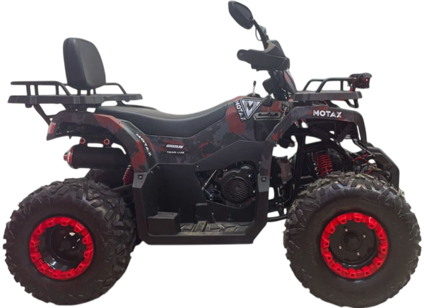 Изображение товара Квадроцикл Motax Grizlik T200 Lux (черный/красный камуфляж)
