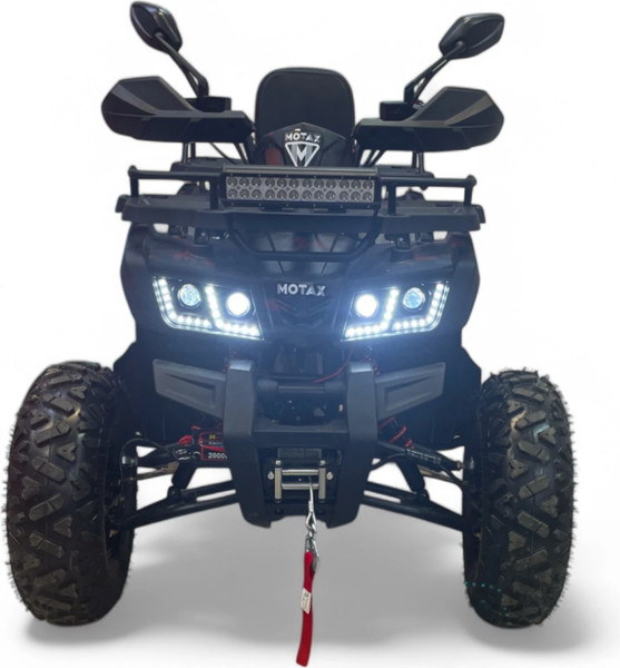 Изображение товара Квадроцикл Motax Grizlik T200 Lux (черный/красный камуфляж)