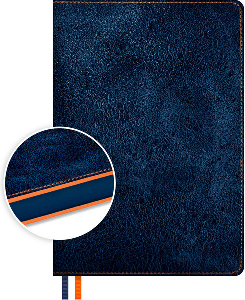 Изображение товара Ежедневник Escalada Тиволи Делавэ / 70632 (192л, синий/оранжевый)