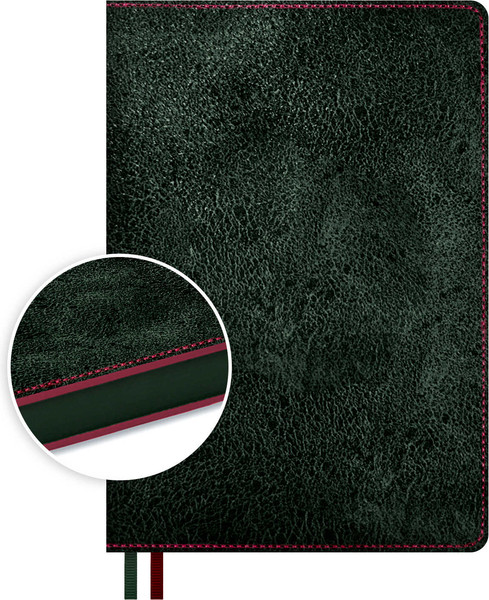 Изображение товара Ежедневник Escalada Тиволи Делавэ / 70633 (зеленый/бордовый)