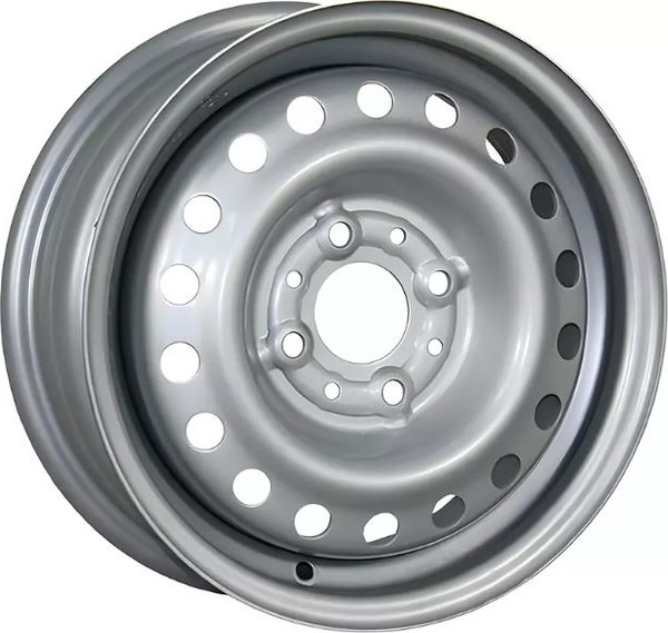 Изображение товара Штампованный диск Trebl 4375 13x5" 4x100мм DIA 54.1мм ET 45мм Silver