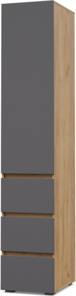 Изображение товара Шкаф-пенал Modern Тифани Т13 (золотистый дуб/графит)