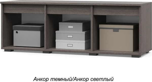 Изображение товара Тумба Modern Тифани Т73 под ТВ (анкор темный/анкор светлый)