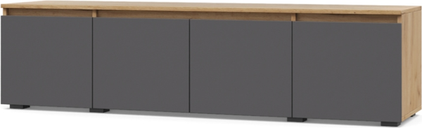 Изображение товара Тумба Modern Тифани Т74 под ТВ (золотистый дуб/графит)