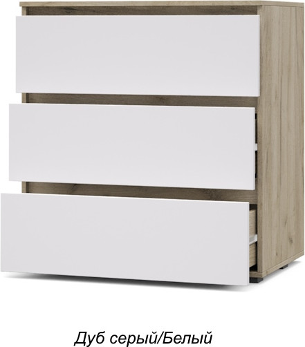 Изображение товара Комод Modern Тифани Т88 (серый дуб/белый)