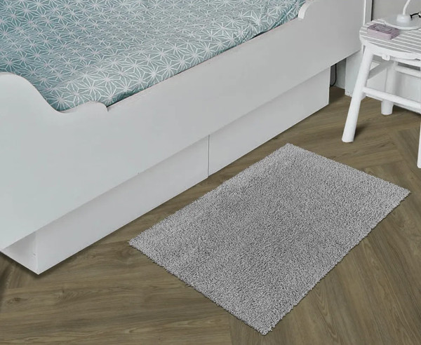 Изображение товара Коврик для ванной Shahintex Нанохлопок 50x80 (пепельный)