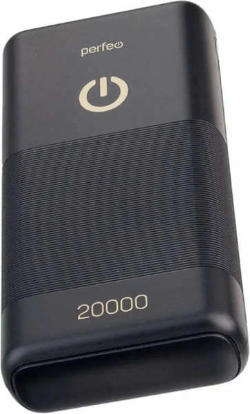 Изображение товара Портативное зарядное устройство Perfeo Powerbank 20000mah / PF_B4298 (черный)