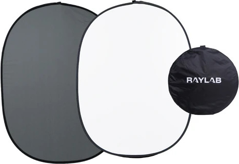 Изображение товара Фон тканевый RayLab RF-12 (1.5x2м, белый/серый)