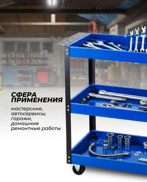 Изображение товара Тележка инструментальная Forsage F-1141343B (62660)