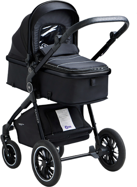 Изображение товара Детская универсальная коляска Sweet Baby Ranger 3в1 (Neo Black Glossy)