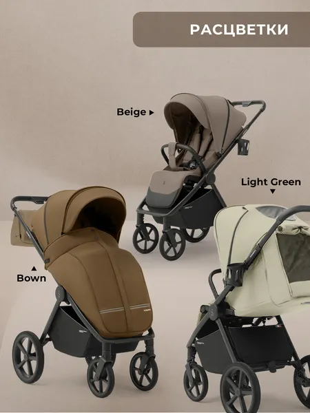 Изображение товара Детская прогулочная коляска Sweet Baby SBL Elegante S (Brown)