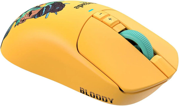 Изображение товара Мышь A4Tech Bloody R72 Ultra Duo Renegade Sunset (желтый/рисунок)