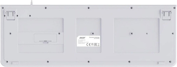 Изображение товара Клавиатура Acer OKW400 USB Multimedia / ZL.KBDEE.01B (белый)