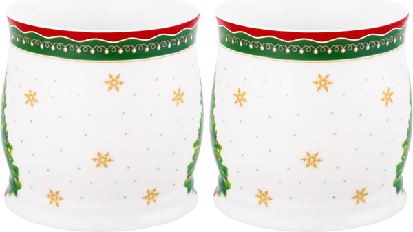 Изображение товара Набор кружек Elan Gallery Новогодняя елка New Bone China / 420795