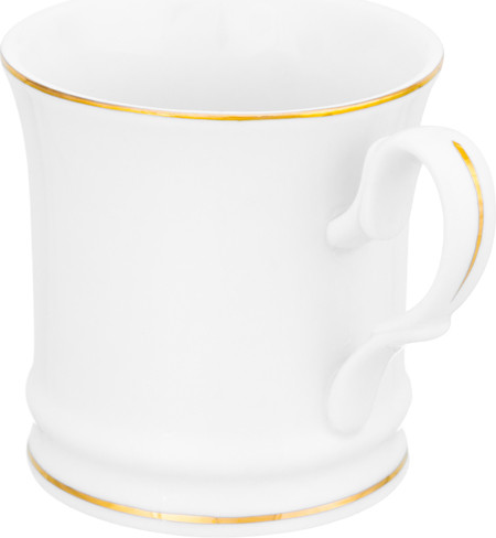 Изображение товара Кружка Elan Gallery Белая с золотом New Bone China / 730418