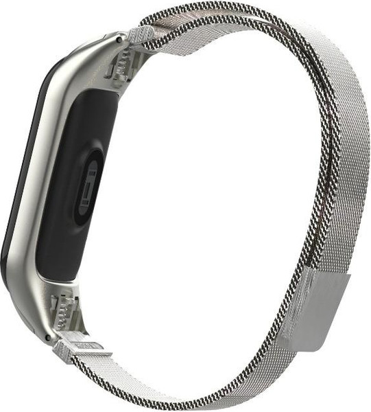 Изображение товара Ремешок для умных часов Bingo Magnetic для Xiaomi Mi Band 3 (серебристый)
