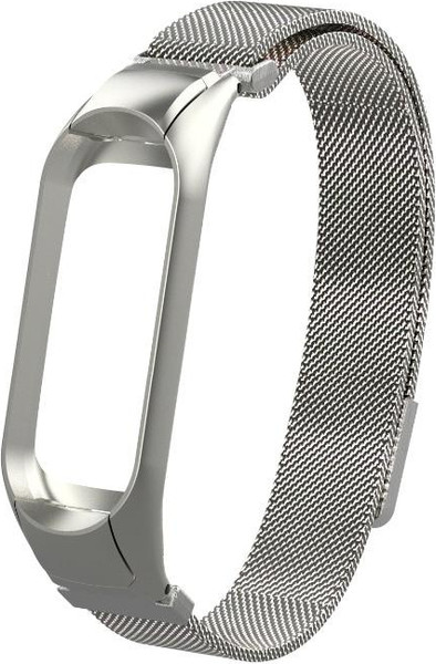 Изображение товара Ремешок для умных часов Bingo Magnetic для Xiaomi Mi Band 3 (серебристый)